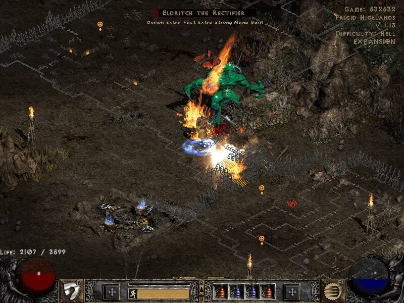 Диабло 2 хл. Diablo 2 uber diablo. элдрич diablo 2. дьябло 2 последняя. убер боссы в диабло 2.