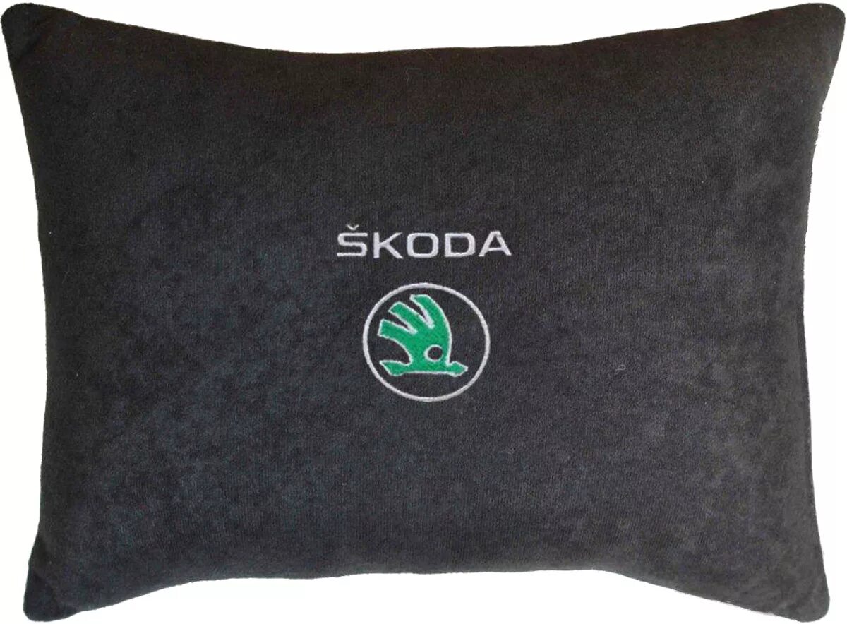 Автомобильная подушка на подголовник auto Premium Mazda. Подушка декоративная в салон автомобиля AUTOPREMIUM "Skoda". Подушка автомобильная для шеи с логотипом Skoda. Подушка автомобильная d'Comfort (черная) a013. Подушка шкода купить