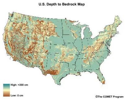 Bedrock map