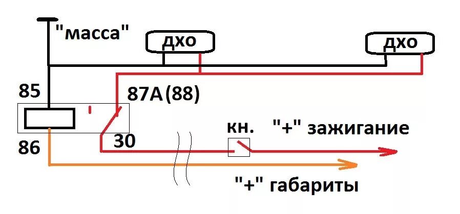 Маркировка дхо. Схема подключения дхо с отключением при включении габаритов. схемы подключения ходовых огней на автомобиль своими руками. правила установки дхо. подключение дхо ваз 2114.