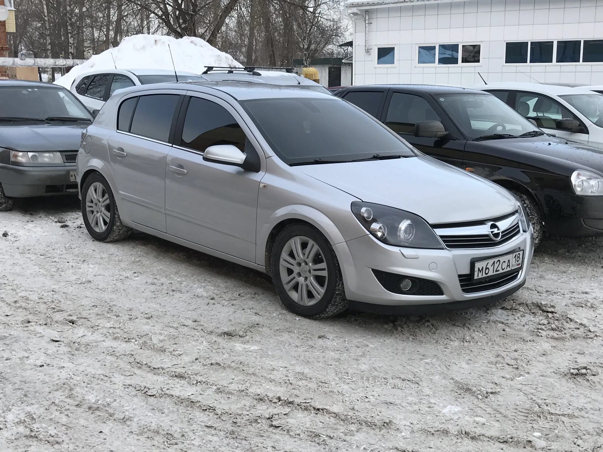 Опель тонированный