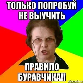Правило буравчика мем с собакой