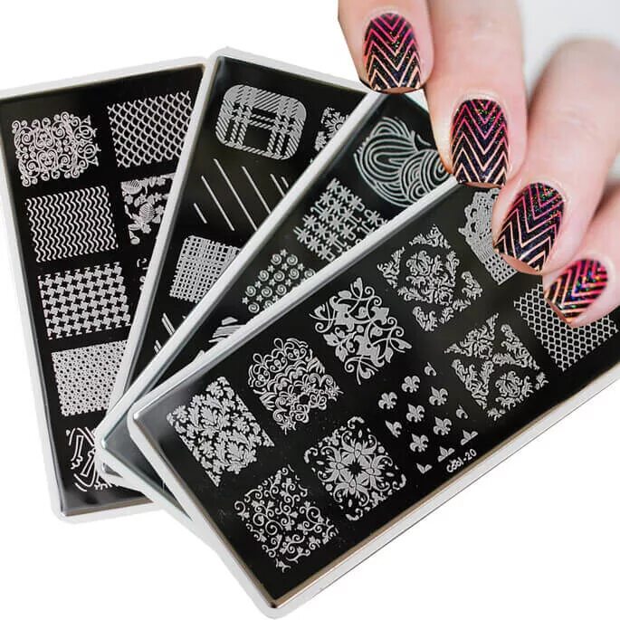 Степпинг для ногтей. Как работать стемпингом для ногтей. Как работать стемпингом для ногтей. Стемпинг на ногтях для начинающих. Маникюр с зд стемпингом.