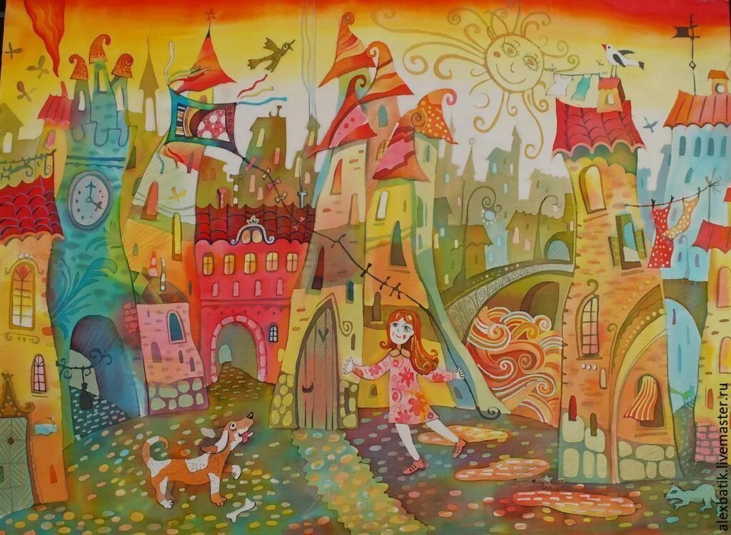 Цветочный город носова. Незнайка в солнечном городе иллюстрации челака. Рисования солнечный город. Незнайка в цветочном городе. Солнечный город иллюстрации.