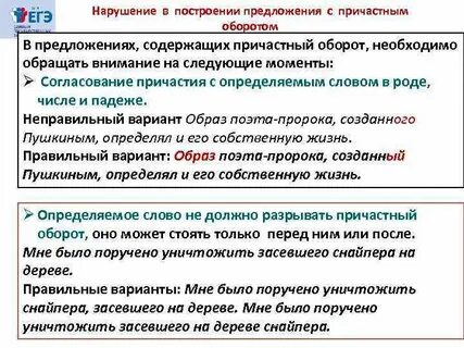 Составить текст с причастным оборотом