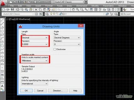 Autocad формат листа