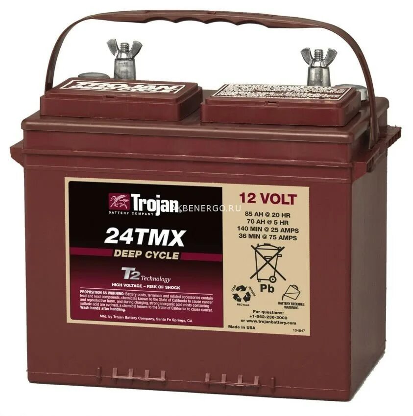 Trojan js. Аккумулятор тяговый trojan 24tmx 12v (с жидким электролитом). trojan 24tmx, 85 а/ч. гелевый тяговый аккумулятор 80 ач для лодочного электромотора. trojan акб trojan 24tmx.