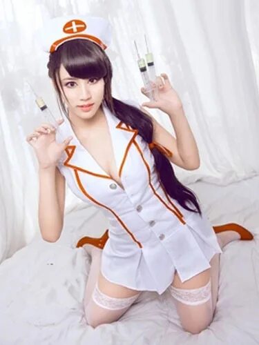 Косплей медсестра. Nurse Akali косплей. Азиатские медсестры косплей.