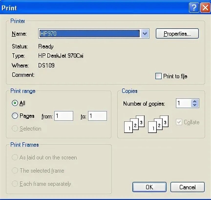 Click print. Click print