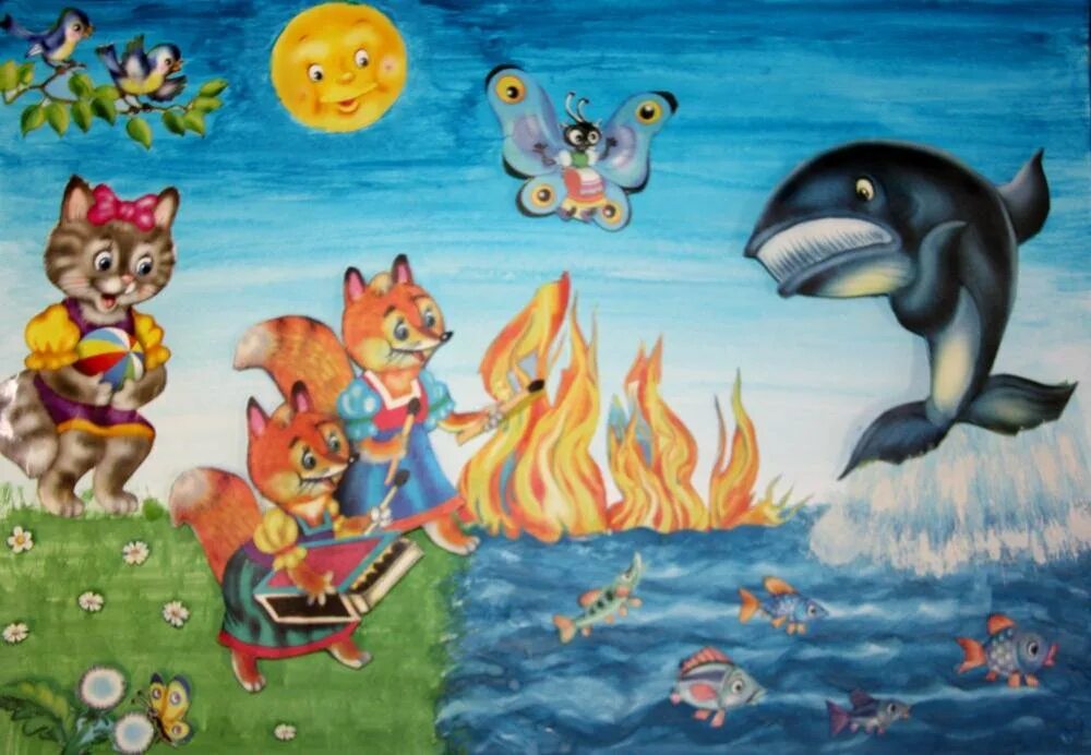 Спички море синее зажгли