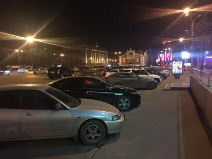 Стоянка в ночное время