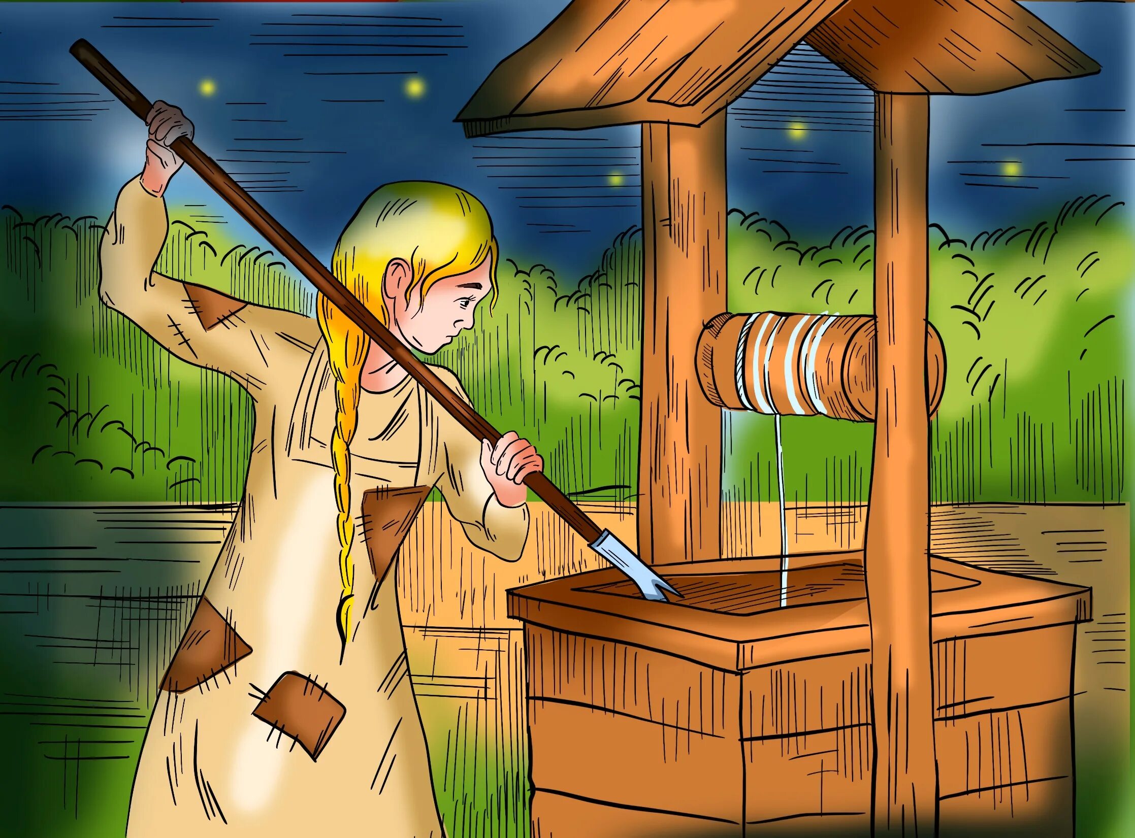 Госпожа метелица колодец. Госпожа метелица сказка братьев гримм. Сказка одоевского мороз иванович. Сказка мороз иванович рукодельница и ленивица. Одоевский мороз иванович иллюстрации.