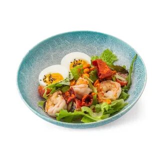 Салат с креветками кбжу