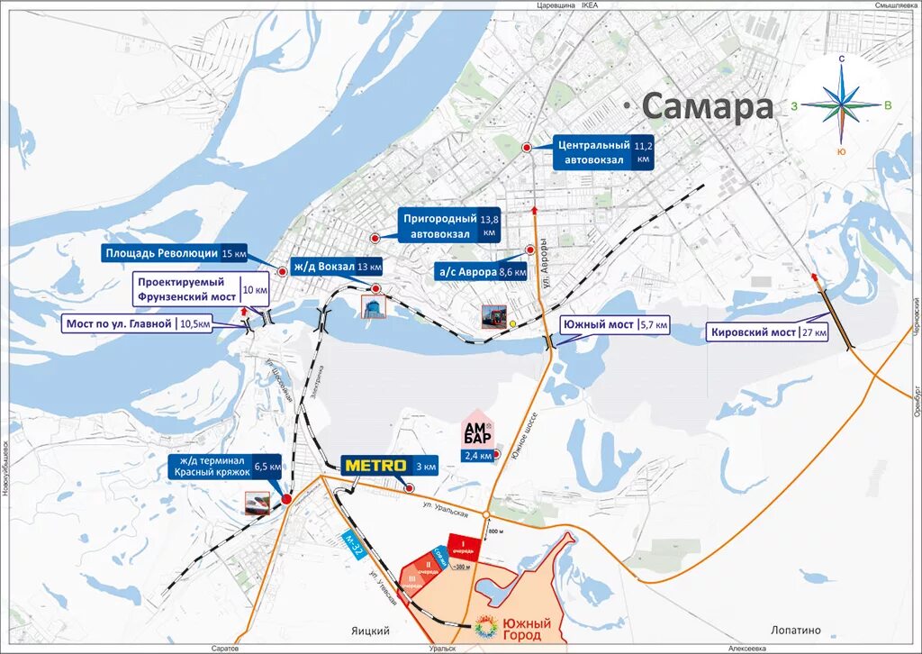 Аваком самара что это. Южный город Самара на карте. Самара Южный город на карте Самары. Южный город Самара карта города. Мост в Южном городе Самара.