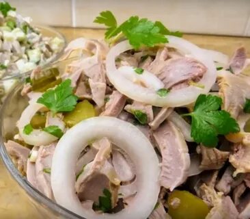Салат с желудками рецепт