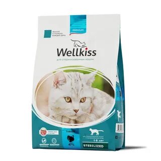 Корм для кошек wellkiss