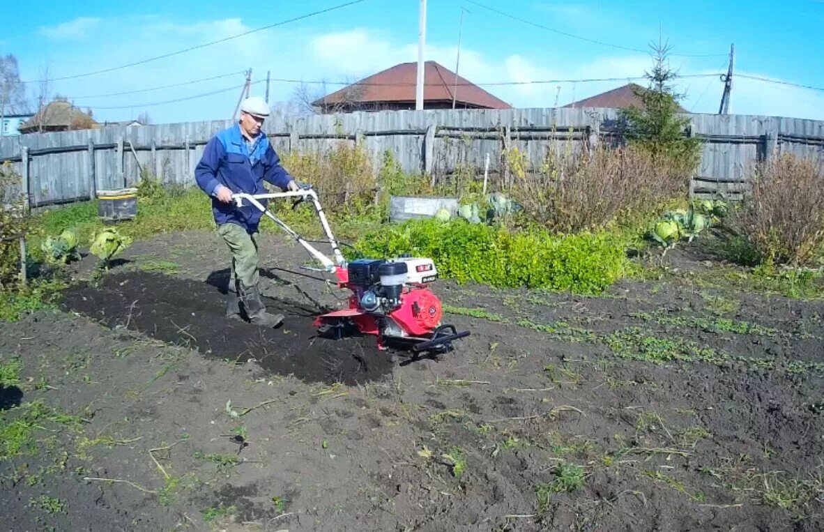 Мотоблок вспахать сотку