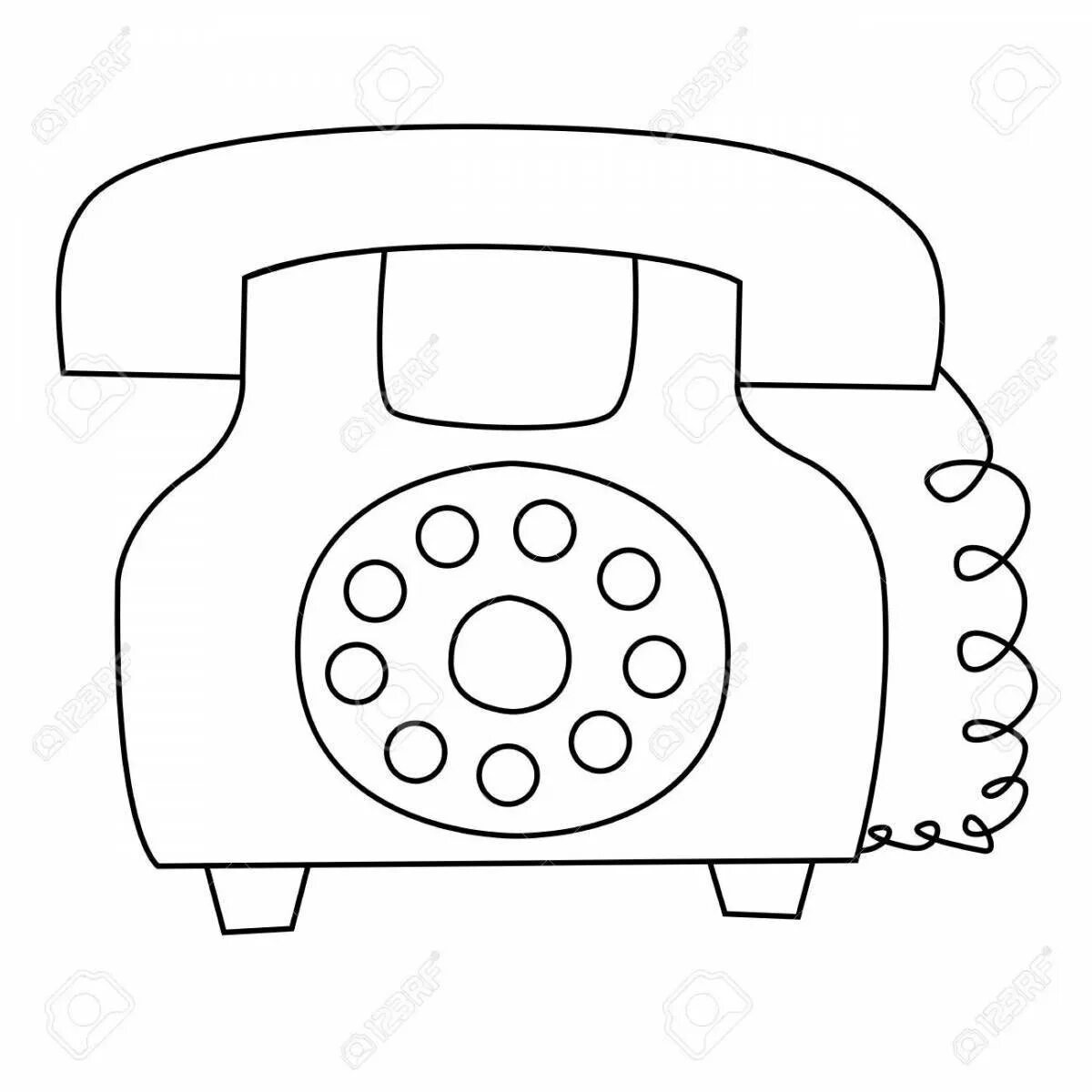 Телефон раскраска для детей распечатать бесплатно Cell Phone Silhouette Vector at  Collection of Cell Phone Silhoue