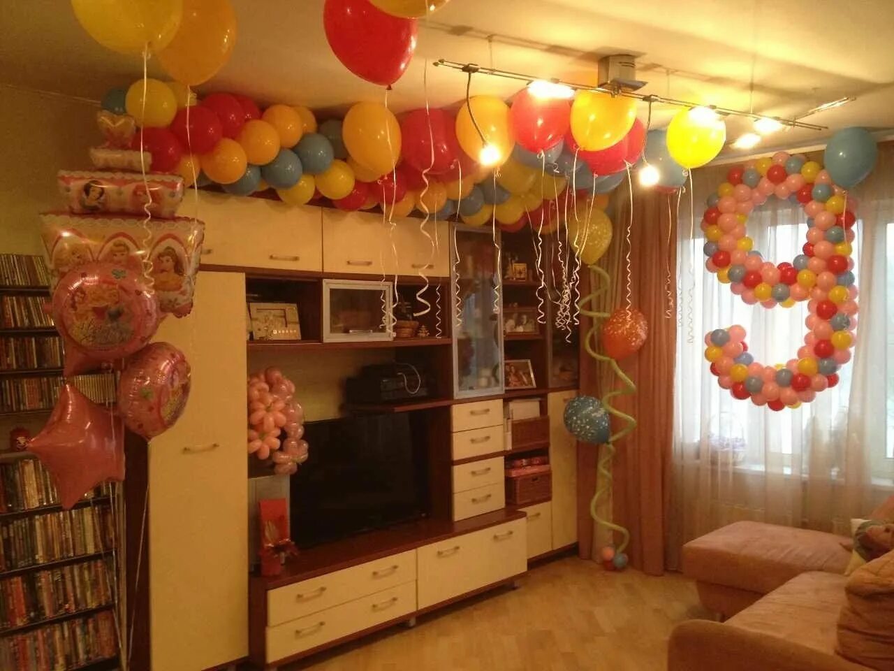 Украсить комнату на день рождения мальчику 9 лет