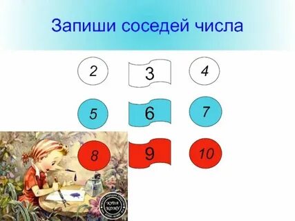 Запиши соседей числа ответ