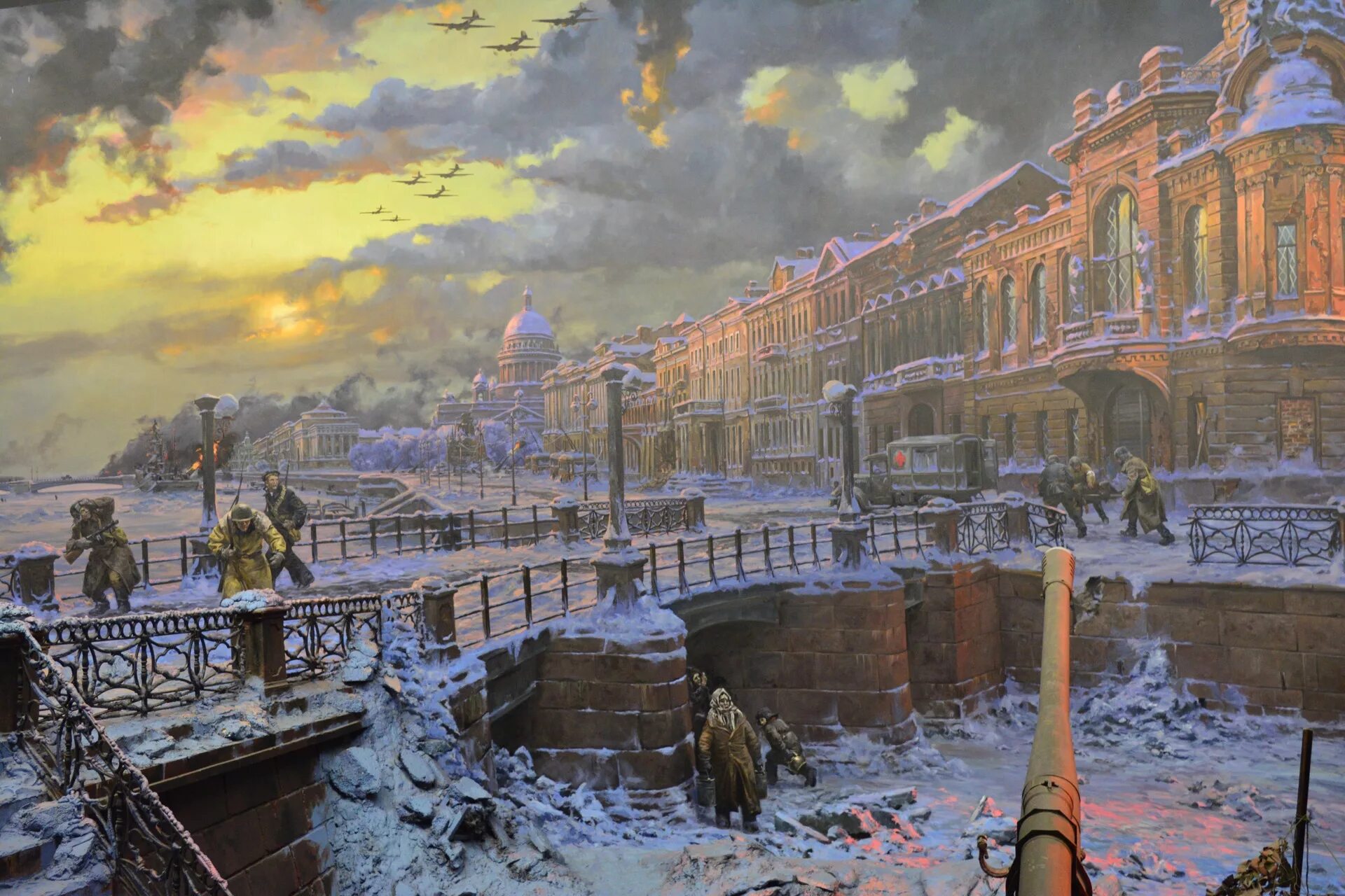 Великая отечественная война блокада ленинграда. Диорама блокада ленинграда музей победы. Ленинградская блокада 1941. Ленинград война блокада. Ленинград блокада исакиевский собор.