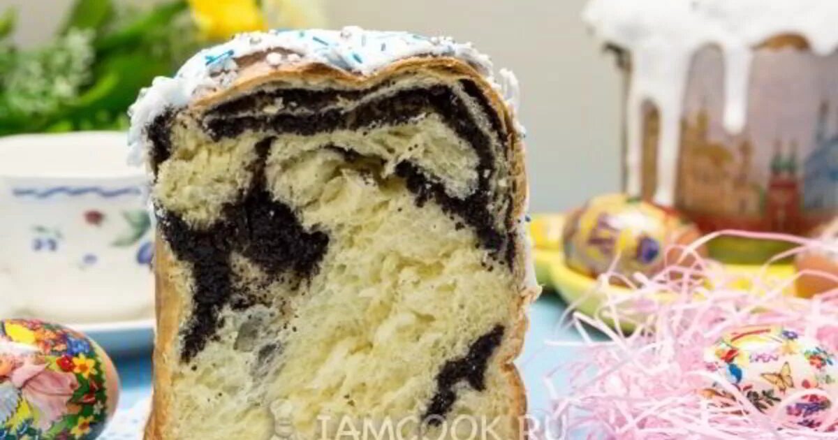 Кулич маковый рецепт