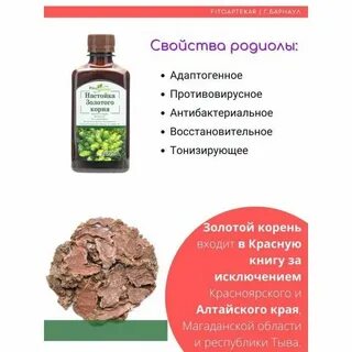 Родиола розовая инструкция