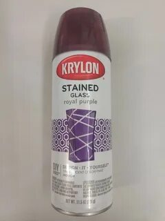 Krylon K09027000 Stained Glass Paint EMW1603968, 11.5 oz, Royal Purple.