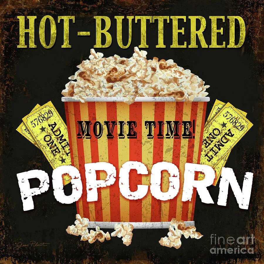 Hot popcorn