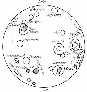 Луна чертеж