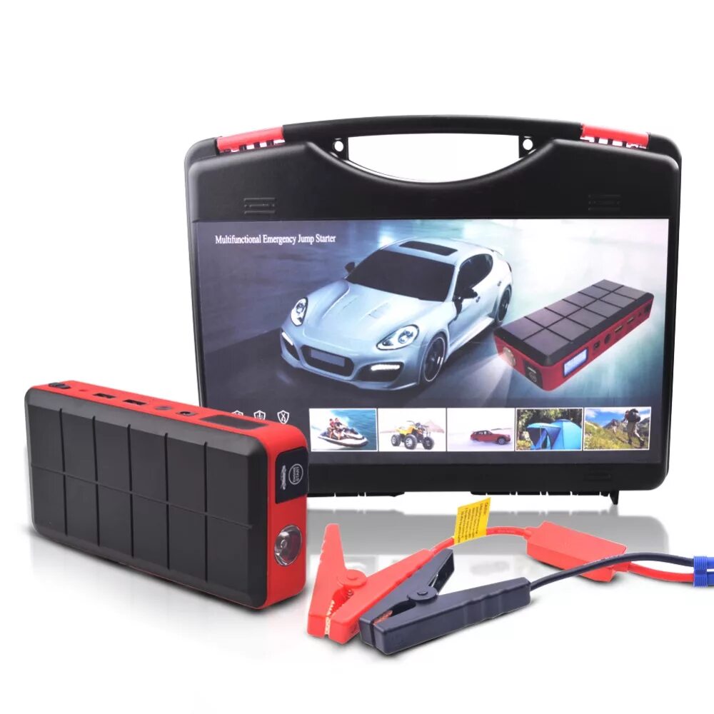 Пзу аккумулятор. Пусковое устройство jump starter 400а. бустер автомобильный для запуска двигателя 12в. портативный аккумулятор для автомобиля автостарт. k-2 emergency portable car jump starter battery.