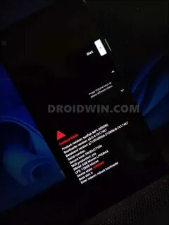 Verity corruption your device is corrupt