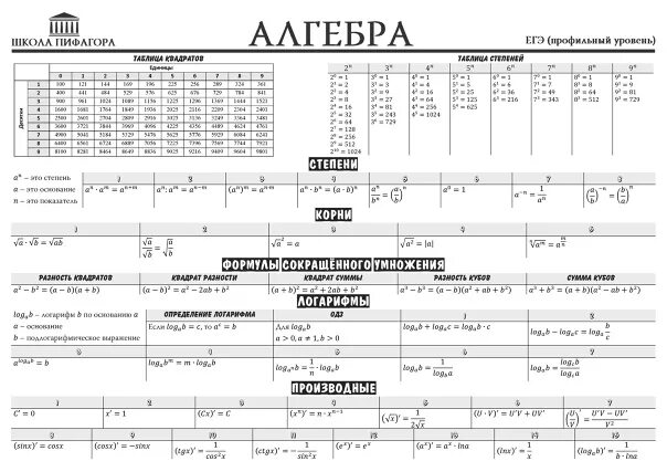 Школа пифагора профильная математика 2024