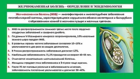 Признаки проблем с желчным пузырем
