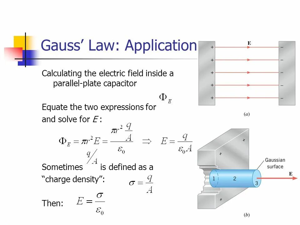 Surface definition. Capacitance formula. gauss law. how to build multilayer parallel plate capacitor. what is the formula for determining the electrostatic field near the surface of a charged conductor.