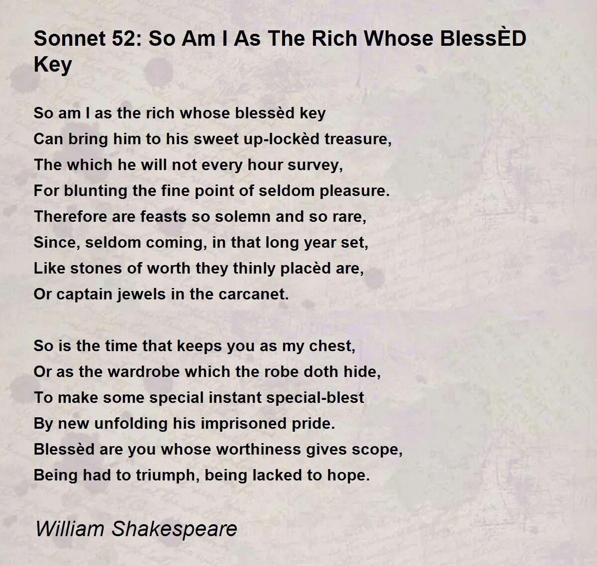 Сонет Шекспира 52. Сонет Шекспира so am i as. 52 Сонет. Сонет самое основное.