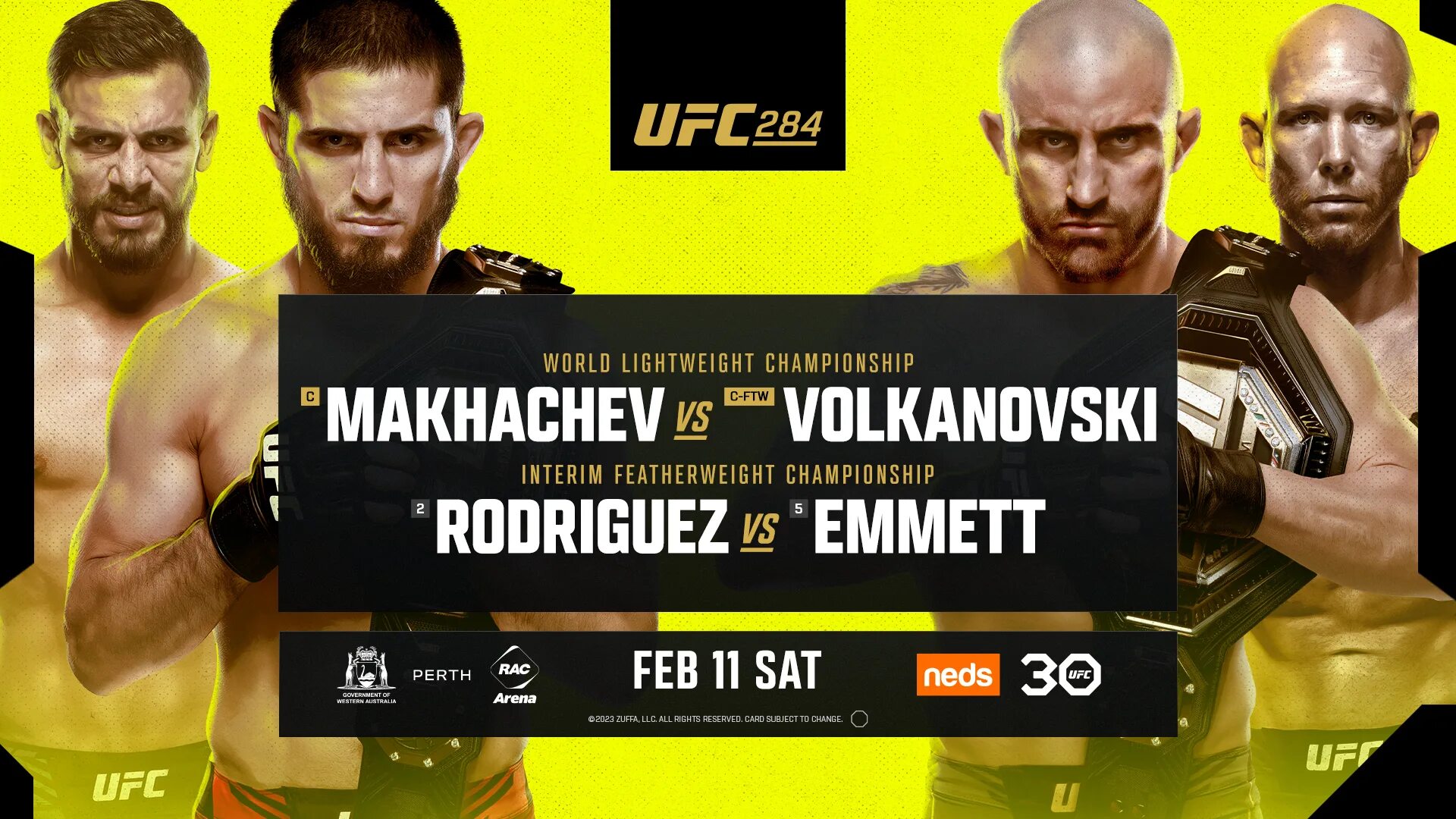 Во сколько ufc 299 начало по москве. Волкановски UFC 284. UFC 284 Махачев Волкановски. Юфс 284 кард. UFC 284 кард участников.