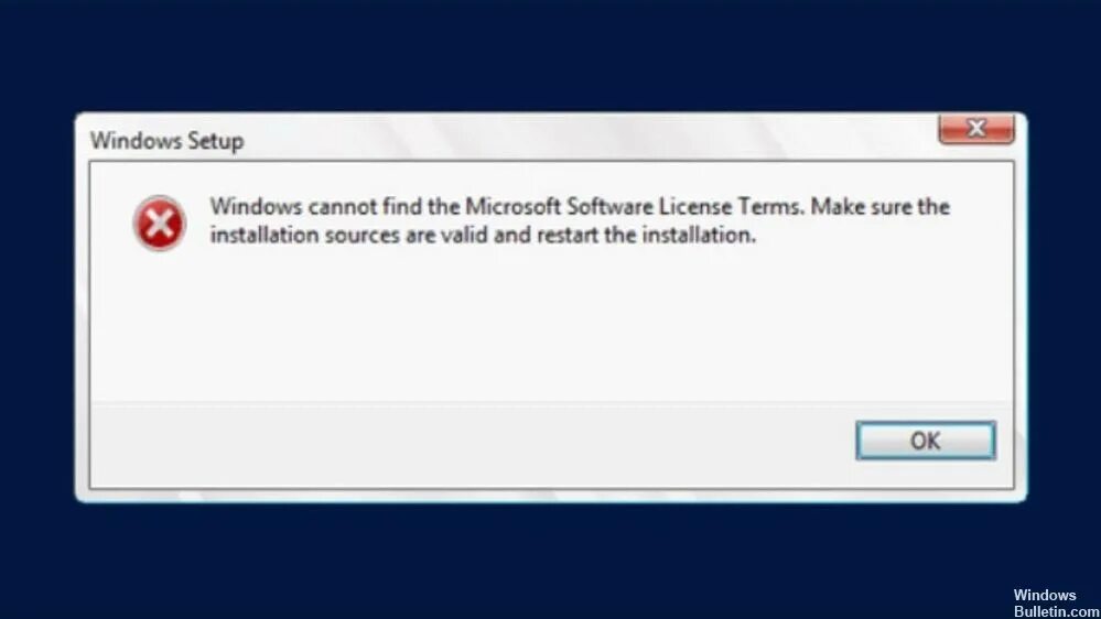 There is problem with software license
