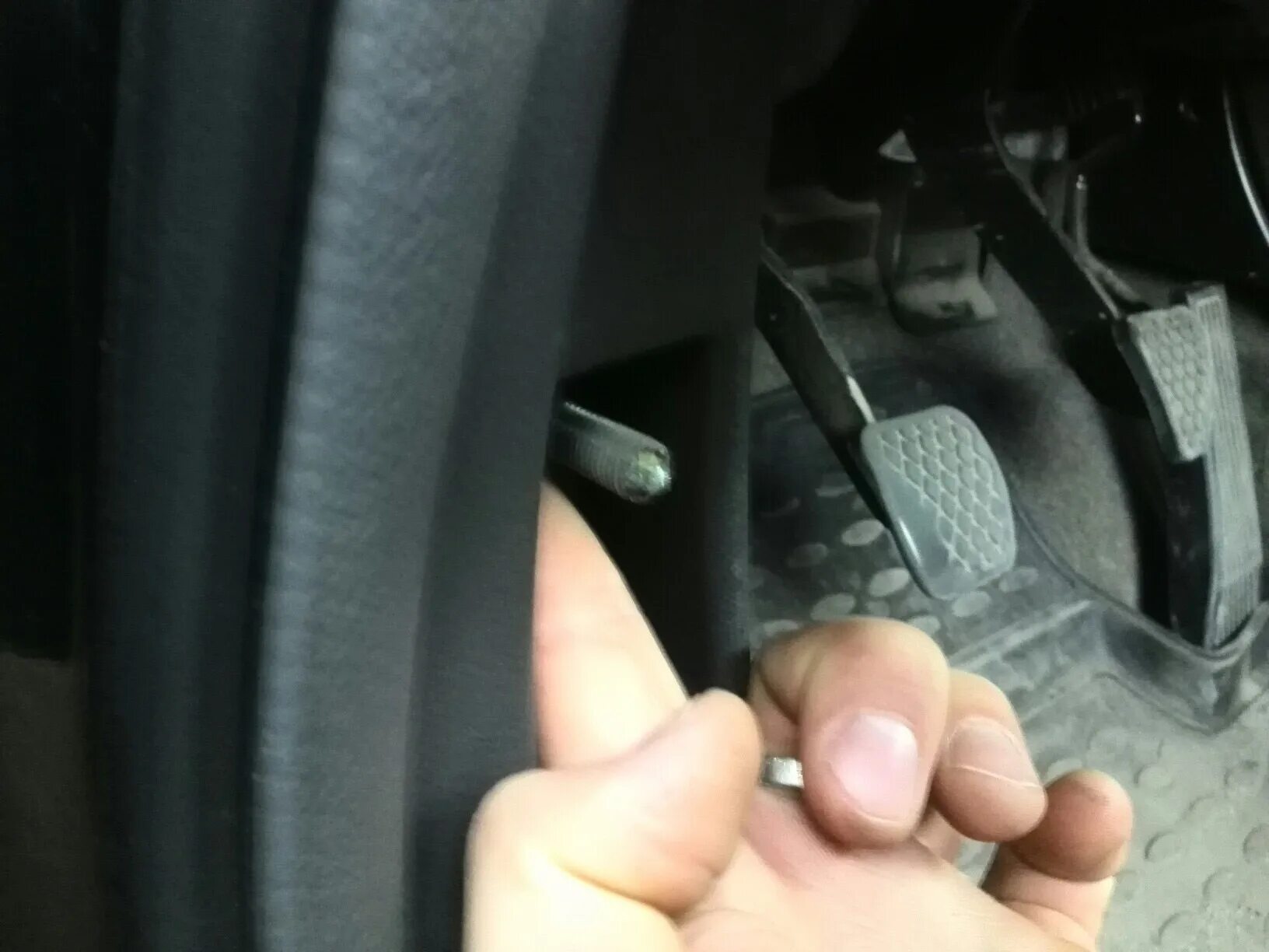 Ручка открытия капота - Honda Civic (7G), 1,5 л, 2002 года своими руками DRIVE2