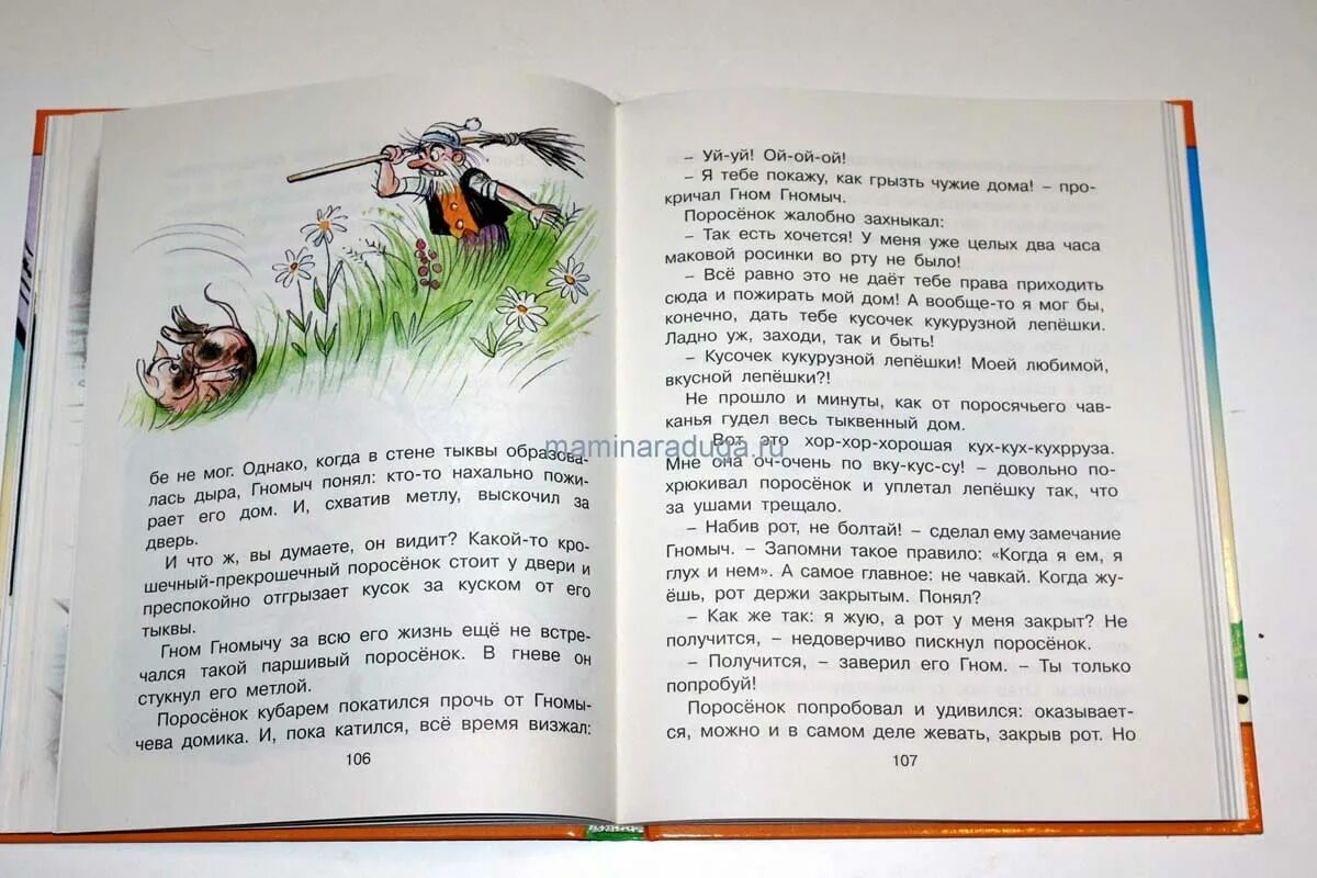 Маковой росинки во рту не было. Гном Гномыч и Изюмка. Про козленка, который умел считать до 10. Сказка Гном Гномыч и Изюмка. Сутеев Росмэн Гном Гномыч.