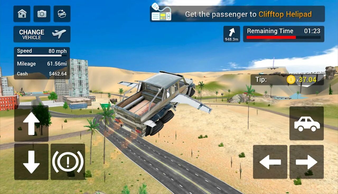 Взломанный fly. Летающий автомобиль симулятор. Flying car transport Simulator.