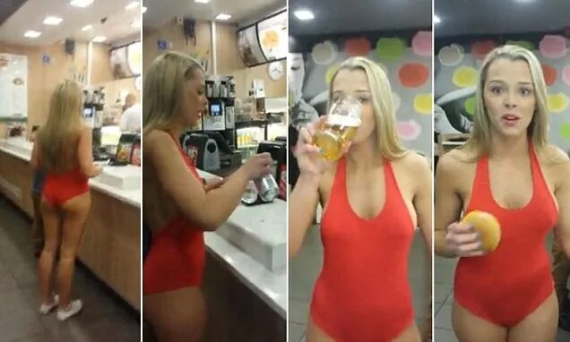 Упитанные работницы МакДональдса - порно фото
