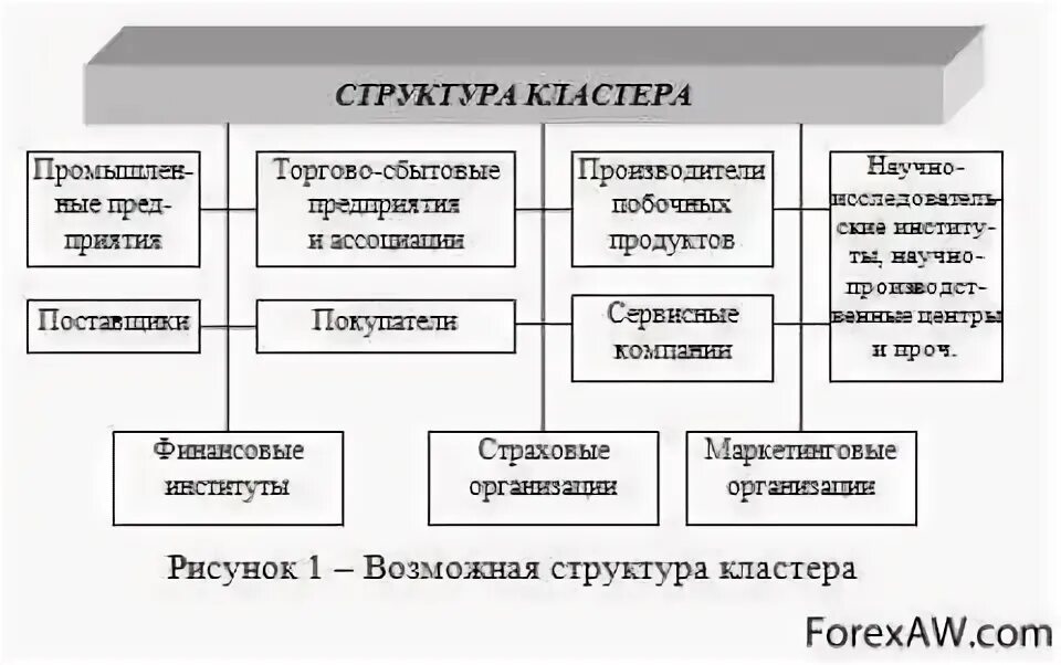 Состав кластеров. Структура кластера. Организационная структура кластера. Структура кластера в экономике. Структура экономического кластера.