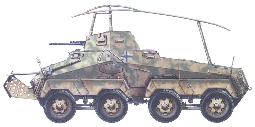 Kfz. Бронеавтомобиль sd kfz 231. 232 8-rad. Kfz. 232 (8-rad).