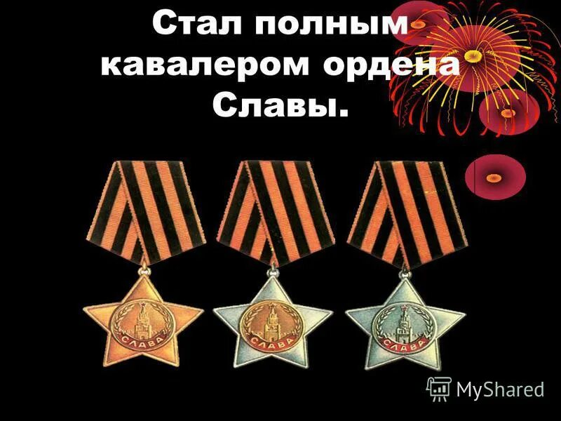 список полных кавалеров ордена славы