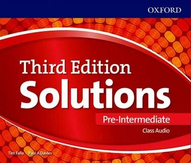 Solutions pre intermediate unit 4