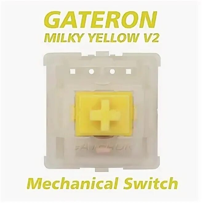 Cream yellow switch. Cream yellow switch