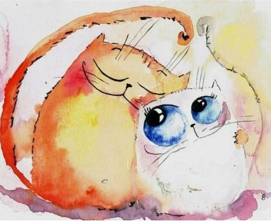 Нарисуй милую картину. Художник tilen ti. Интересные рисунки акварелью. Самые красивые и милые рисунки. Милые акварельные котики.