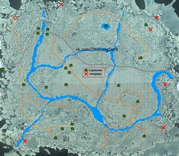 The long dark интерактивная карта