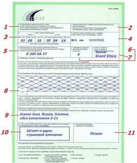 Зеленая карта иностранного гражданина